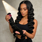 Cabelo indiano ondulado 100g cabelo 100% humano45cm 55cm 65cm 75cm mega hair envio imediato