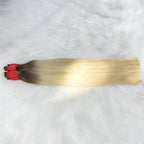Cabelo vietnamita liso natural Loiro Raiz Esfumada 100g cabelo 100% humano 55cm, 65cm 75cm,  mega hair envio imediato