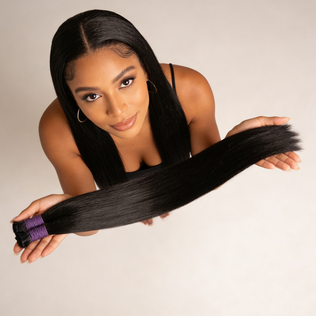 Cabelo birmanês, natural liso, 100g cabelo 100% humano 45cm 55cm  65cm 75cm mega hair envio imediato