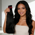 Cabelo indiano,liso levemente ondulado, 100g cabelo 100% humano,45cm 55cm, 65cm, 75cm mega hair envio imediato