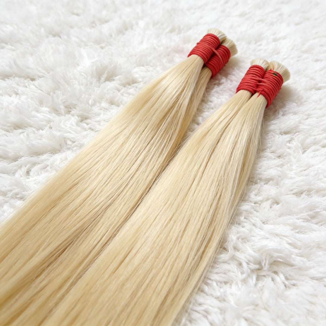 Cabelo vietnamita liso natural loiro 100g cabelo 100% humano 55cm, 65cm 75cm mega hair envio imediato