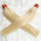 Cabelo vietnamita liso natural loiro 100g cabelo 100% humano 55cm, 65cm 75cm mega hair envio imediato