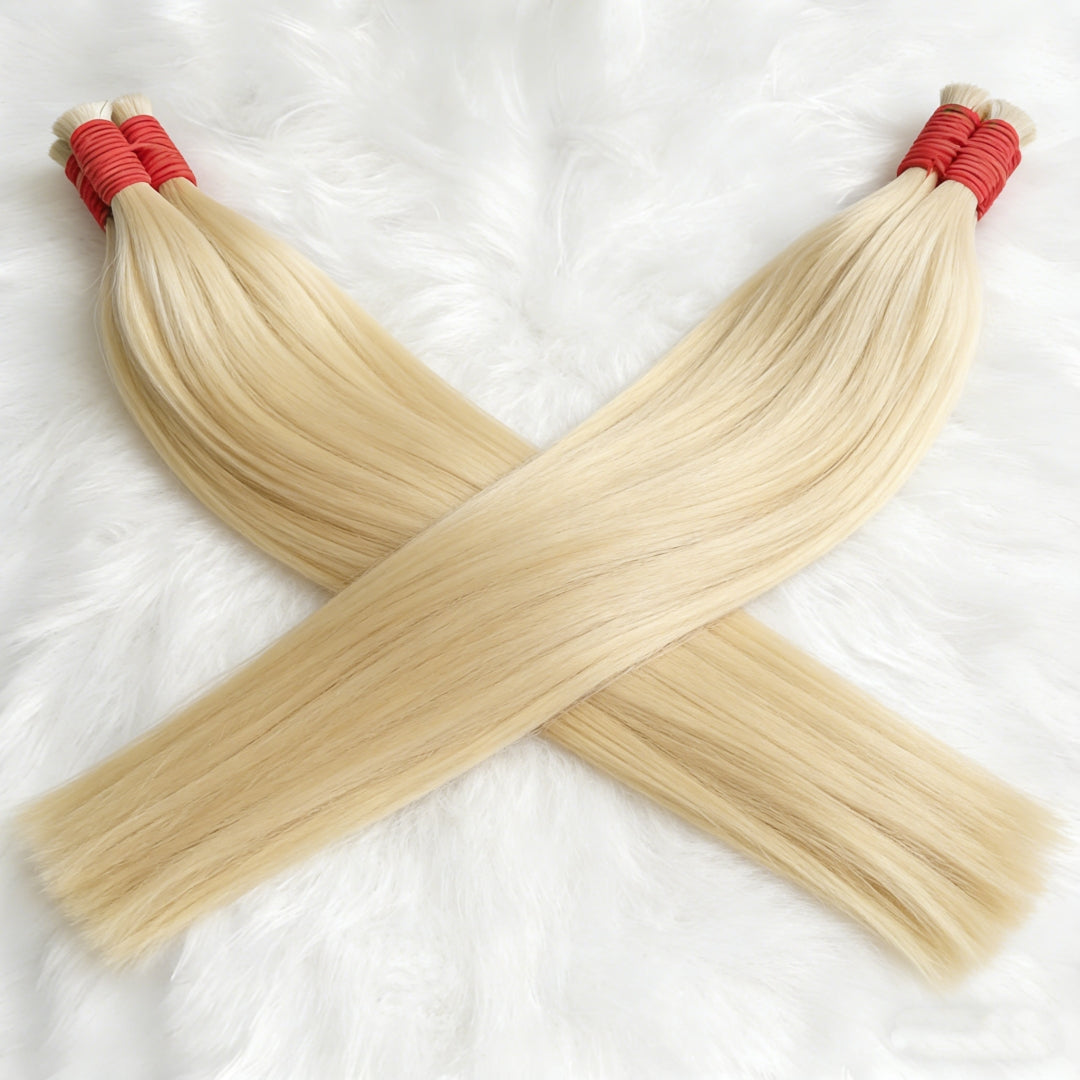 Cabelo vietnamita liso natural loiro 100g cabelo 100% humano 55cm, 65cm 75cm mega hair envio imediato