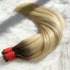 Cabelo vietnamita liso natural Loiro Raiz Esfumada 100g cabelo 100% humano 55cm, 65cm 75cm,  mega hair envio imediato