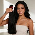 Cabelo indiano,liso levemente ondulado, 100g cabelo 100% humano,45cm 55cm, 65cm, 75cm mega hair envio imediato