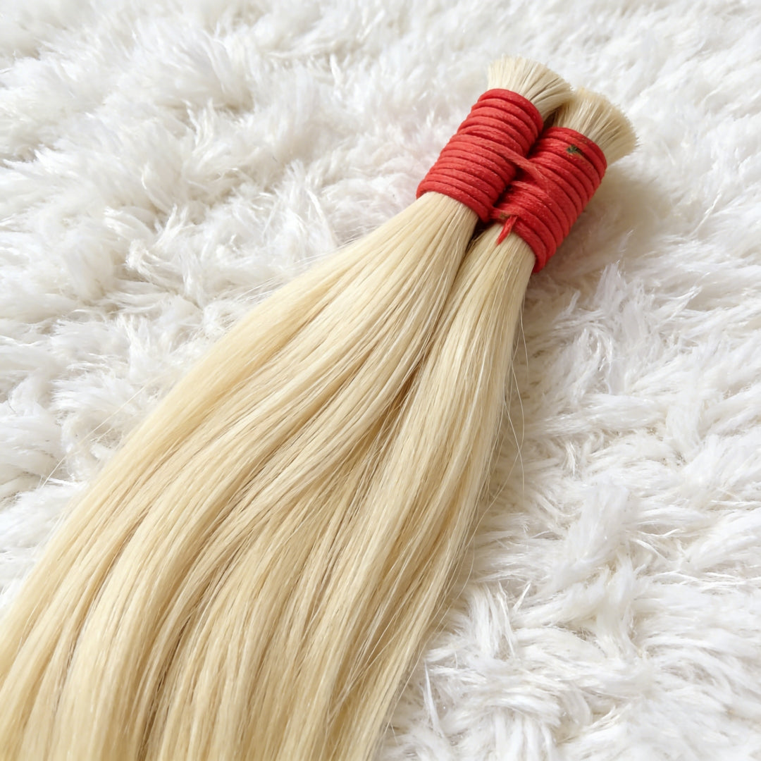 Cabelo vietnamita liso natural loiro 100g cabelo 100% humano 55cm, 65cm 75cm mega hair envio imediato