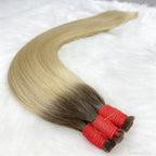 Cabelo vietnamita liso natural Loiro Raiz Esfumada 100g cabelo 100% humano 55cm, 65cm 75cm,  mega hair envio imediato