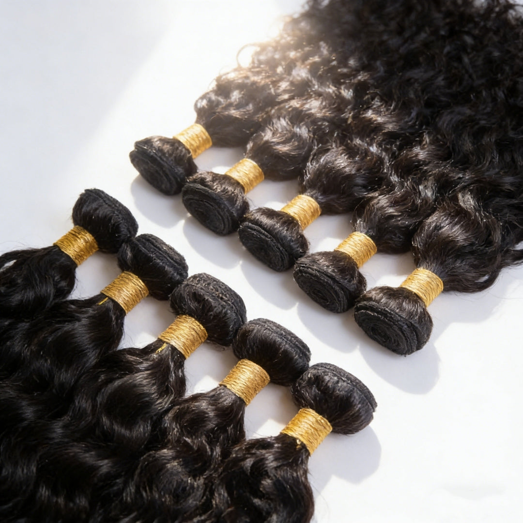 Cabelo birmanês cacheado Na Tela 50g Cabelo 100% Humano mega hair 45cm 55cm 65cm 70cm mega hair envio imediato