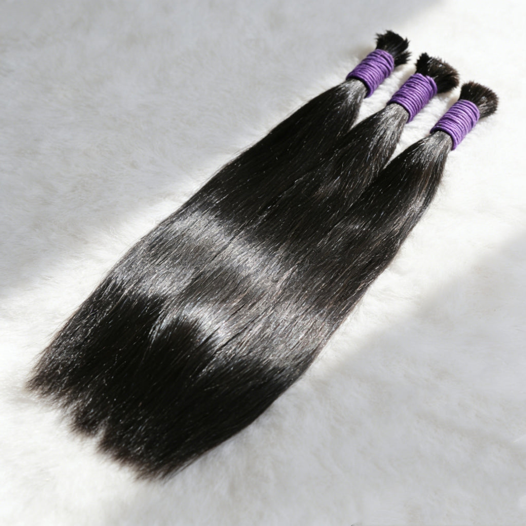 Cabelo birmanês, natural liso, 100g cabelo 100% humano 45cm 55cm  65cm 75cm mega hair envio imediato