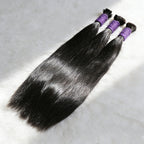 Cabelo birmanês, natural liso, 100g cabelo 100% humano 45cm 55cm  65cm 75cm mega hair envio imediato