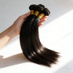 Cabelo birmanês liso Na Tela 50g Cabelo 100% Humano 45cm 55cm 65cm 70cm mega hair envio imediato